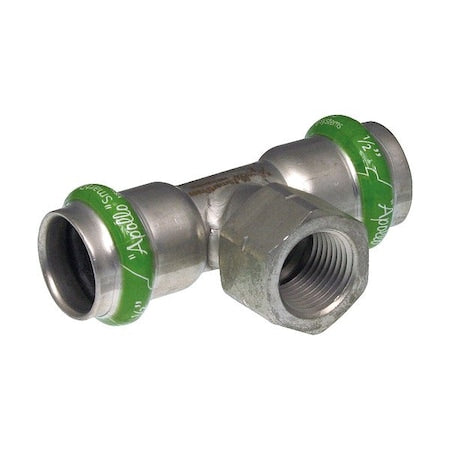 Apollo 123456998 - Tee,SS,Press-fit11/2",FNPT1",11/2"