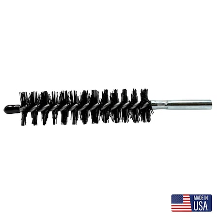 Schaefer Brush 43733 - Tube Brush, Single Spiral, Single Stem