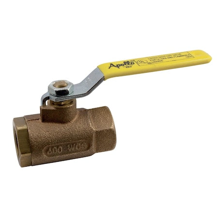 Apollo Valves 8010701 - 1-1/2" FNPT Bronze Gas Ball Valve Inline