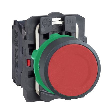 Schneider Electric XB5AA42 - Push Button Operator, 22 mm, 1 NC, Red