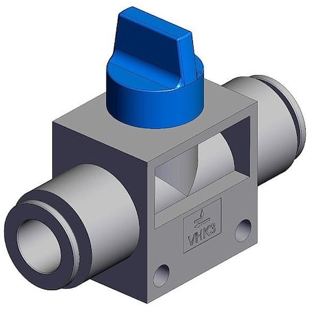 Smc VHK3A-10F-10F - Finger valve, VHK, 46 mm, 61 mm