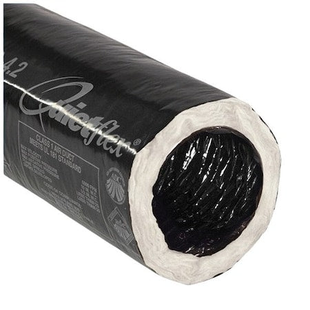 Quietflex 2060 - Insulated Flexible Duct,Black,25 ft L