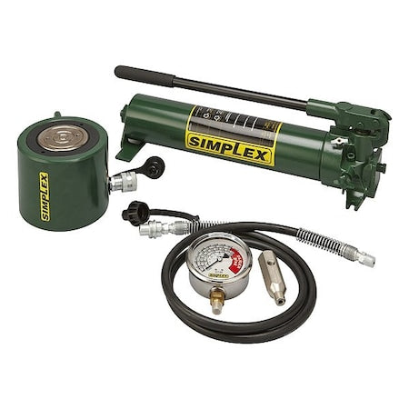 Simplex ST1002A - Cylinder and Hand Pump Set,Single Acting