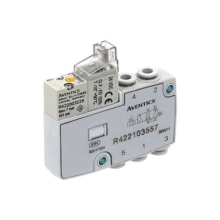 Aventics R422103555 - Solenoid Air Con Valve,Five-Way,145 psi