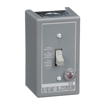 Square D 2510FG6P - Manual Motor Starter, NEMA 1, 2 P, 1 Phase, Toggle, 16 A
