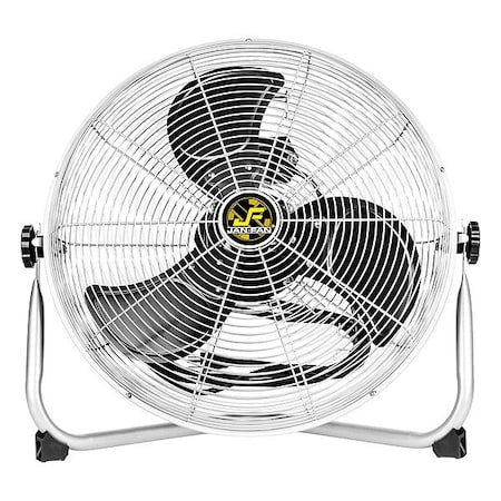 Jan Fan JF-18F-S - Mounted Fan,Yellow,18in Dia,Steel,3 Blade