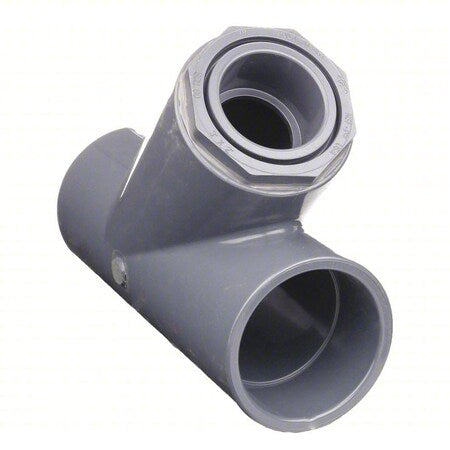 870-080 - PVC Wye, Socket x Socket x Socket, 8 x 8 x 8 in Pipe Size