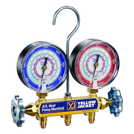 Yellow Jacket 42045 - Manifold Gauge,Analog