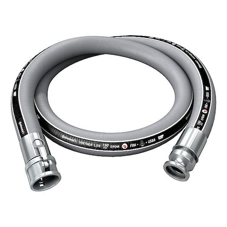 Continental VNTL150-10CE - 1-1/2" X10" GRY VINTNER EPDM SS C+E