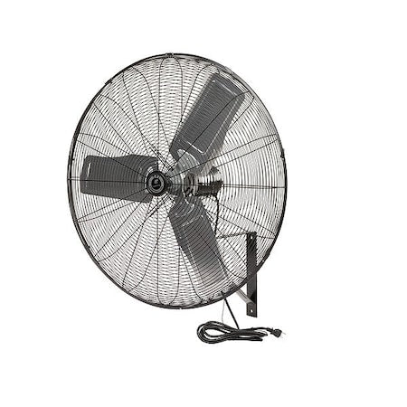 Tpi CACU 30-WO - Mounted Fan, Gray, 30 in Dia, Aluminum
