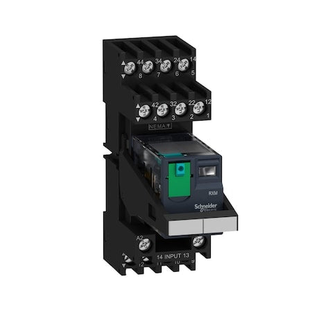 Schneider Electric RXM2AB2BDPVM - Harmony RXM Relay module, 2 C/O 10 A 24 VDC