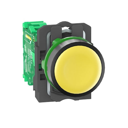 Schneider Electric ZB5RTA5 - Push Button with Transmitter, 22 mm, Yellow