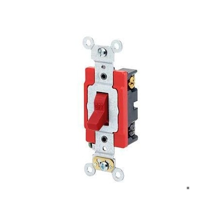 Leviton 1224-2R - Toggle 4-Way 20 A Extra HD Red