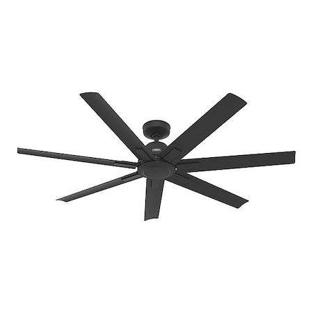 Hunter 51590 - Ceiling Fan, Black, 60 in Dia, 7 Blade