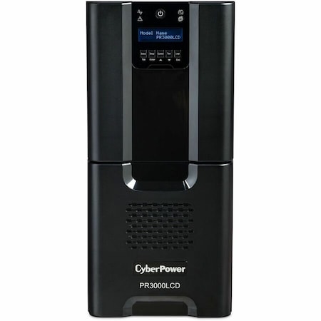 Cyberpower PR3000LCD - UPS System, Line Interactive, Out: 120 V AC In: 120 V AC