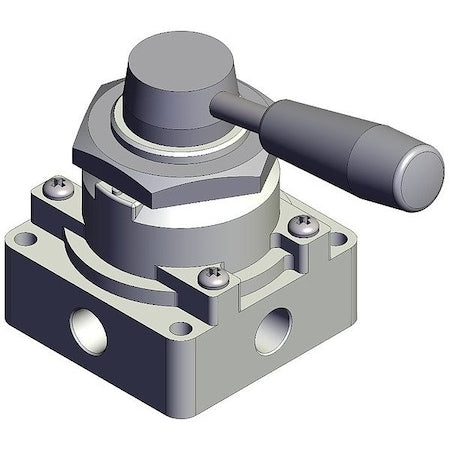 Smc VH310-N02 - Hand Valve, Closed, VH, Three-Position