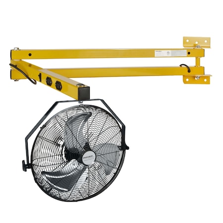Ideal Warehouse Innovations 60-5495-750 - Dock Fan,w/60 in Double Strut Arm