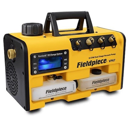 Fieldpiece VP67 - Vacuum Pump, 6 cfm, 15 micron, 120 V AC