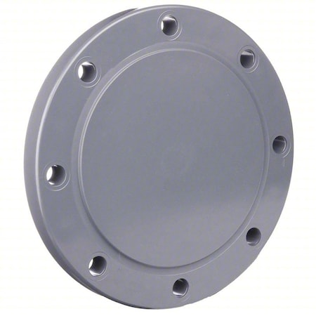 853-060 - PVC Blind Flange, Socket, 6 in Pipe Size