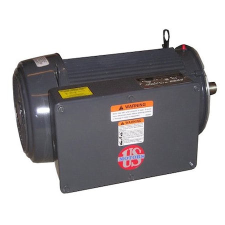 U.S. Motors FDU5CM2K18C - Farm Duty Motor, Capacitor-Start, 5 HP, 208/230 V AC, 1,740 Nameplate RPM, 184 TC Frame