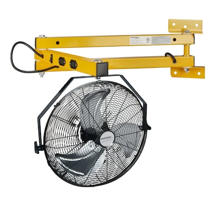 Ideal Warehouse Innovations 60-5495-700 - Dock Fan,w/40 in Double Strut Arm