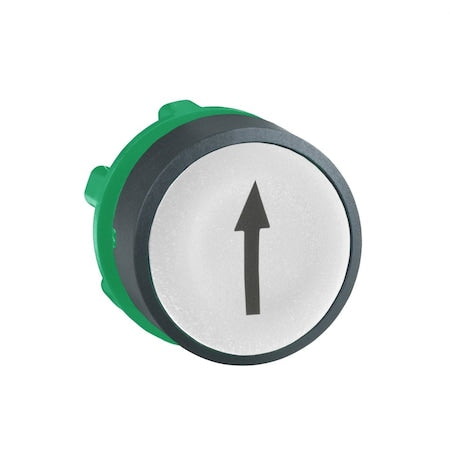 Schneider Electric ZB5AA334 - Push Button Operator, Flush, Momentary Action, Not Applicable Release, Non-Illuminated, White