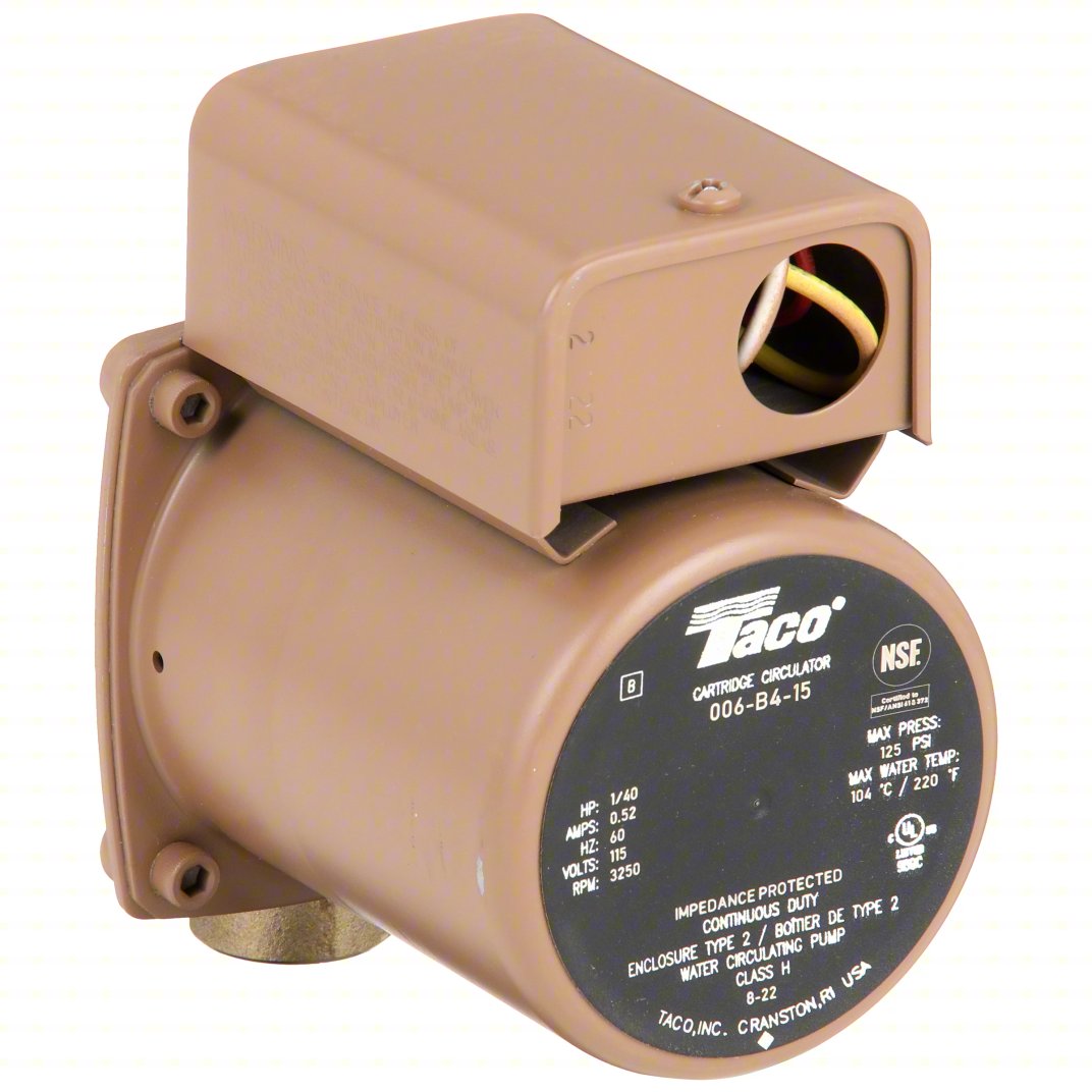 Taco 0015-3S Bronze 3-Speed Recirculation Pump