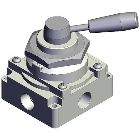 Smc VH412-N04 - Hand Valve, VH, Two-Position, 122 mm