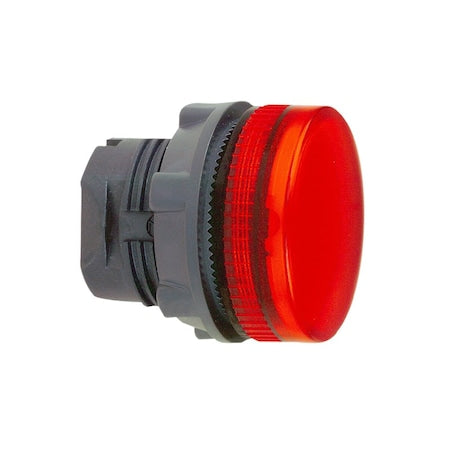Schneider Electric ZB5AV04S - Head for pilot light, Harmony XB5, red, 22 mm grooved lens ba9s bulb