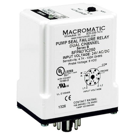 Macromatic SFPAD7C250-G - Seal Leak Relay