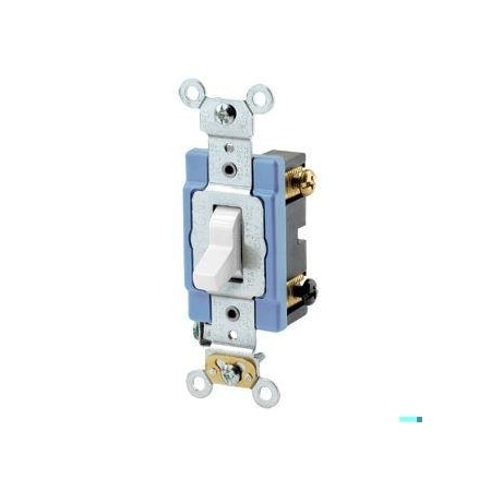Leviton 1203-2W - Toggle 15 A 3-Way Quiet White
