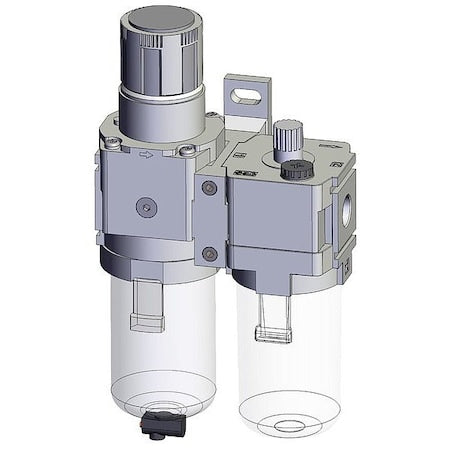 Smc AC30A-N02-Z-D - Filter, Regulator, Lubricator,1/4"NPT