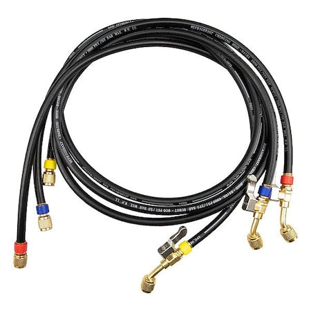 Testo 0554 2116 - Hose Set,Rubber,Right-Hand,Female,SAE