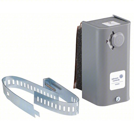 Johnson Controls A19DAF-2C - Line Voltage Mechanical Thermostat, Heat or Cool, 200 to 240 F, Knob, Screwdriver, 24 to 277 V AC