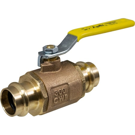 Apollo Valves 77W10701A - Manual 2-Way Ball Valve,Press,Bronze
