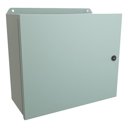 Hammond EJ12146 - Latches Electrical Enclosure, 12 in H, 6 in D, 14 in W, 12, 13, 3 R, 4, Steel