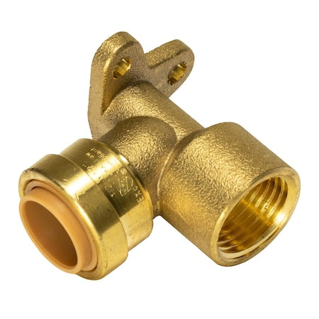 LF813DR - Female Drop Ear Elbow, Brass, Not Applicable