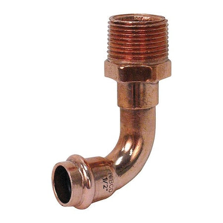 Nibco 9082870PC - Copper,90 Elbow,Press,3/4in,MNPT,3/4in
