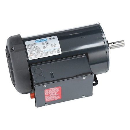 Leeson 117867.00 - Farm Duty Motor, Capacitor-Start/Run, 2 HP, 115/230 V AC, 1,725 Nameplate RPM, 56 HZ Frame