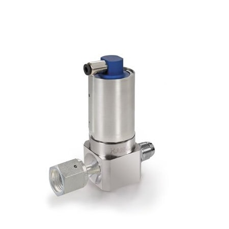 Ham-Let HM20-4VKLC-GF4GM4 - Actuated Valve,2 Port UCV,1/4 in,Swivel