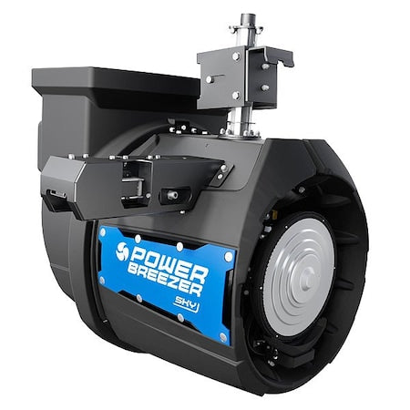 Power Breezer PBS2-126S - Mounted Misting Cooler, 9,100 cfm, 100 sq ft, 15 gal, Direct, 87 in W