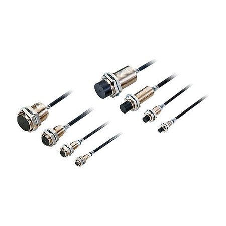 Omron E2EX1R5C282M - Cylindrical, Inductive Proximity Sensor, 8 mm Dia., Stainless Steel, 2 m, Bare Wire, 3 Wires, Shielded