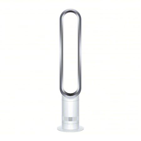 Dyson AM07 - Tower Fan, 10 Speeds, White/Silver, Remote Control