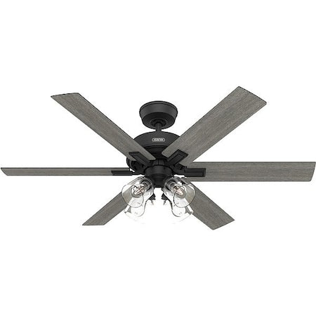 Hunter 52903 - Ceiling Fan,Black/Gray,52in Dia,6 Blade