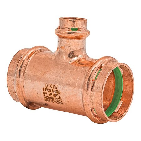 Quickfitting Surepress SPWT441R - Tee,Copper,Press-fit11/4",11/4",1/2"