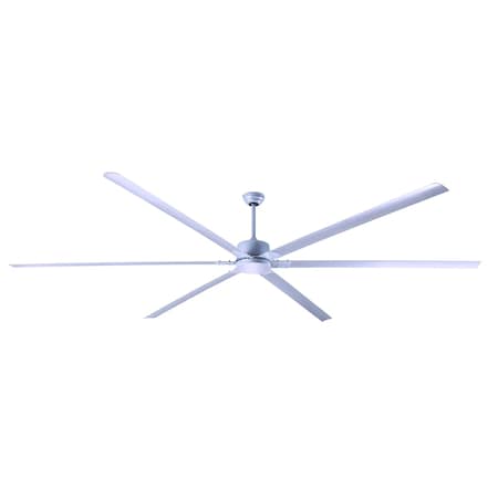 Canarm CP120PG - Industrial Fan, 10 ft Blade Dia, 6 Blades, 5 Speeds, 120 V AC, Powder Coated