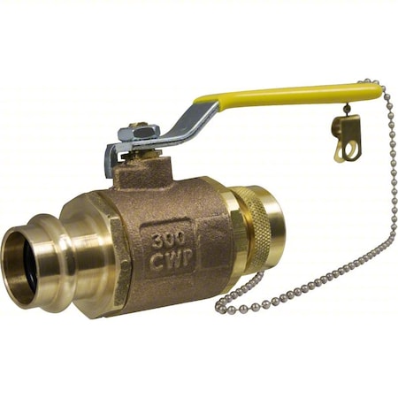 Apollo 77W143HCA - BV,1/2"PRESS,W/HOSE,FP,BRZ, (SS B&S)