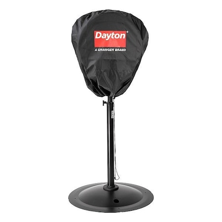 Dayton 856P47 - Fan Cover, For 20 and 24 in Fans, Black