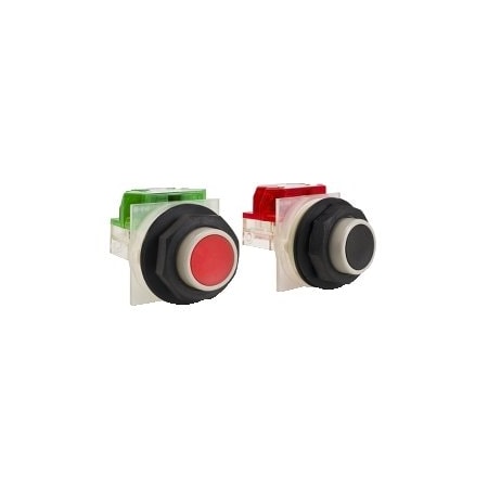 Square D 9001SKRU10 - 30mm push button, Type SKYP, pendant station operator, two momentary push buttons, no interlock, no contacts, NEMA 4. 4 X