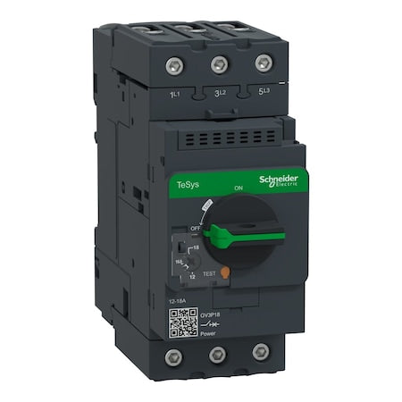 Schneider Electric GV3P18 - Manual Motor Starter, 3 P, Rotary Handle, 18 A